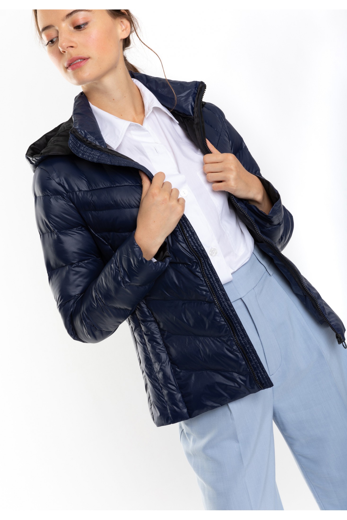 Doudoune Légère Rubber & Co - Couleur Pétrol - Taille M - Occasion Très Bon état